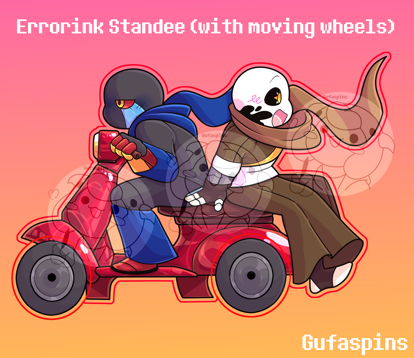 Errorink Moving Standee (like, with wheels) - AUGUST PREORDERS