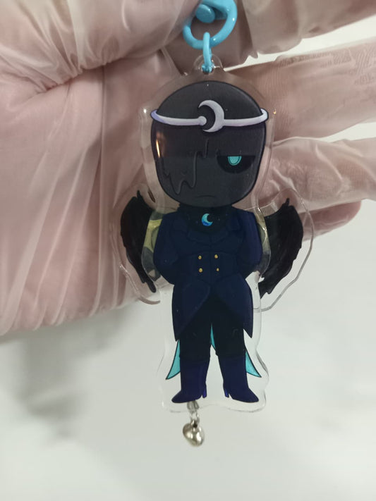 Wing UT AU keychains 1 - Nightmare sans (Slightly Defectives)