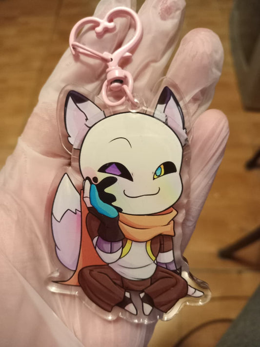 Llaveros con "Orejas" UT AU 1 - Ink sans (Ligeramente defectuosos)