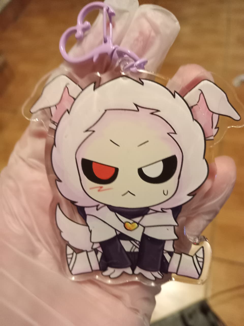 "Ears" UT AU keychains 3 - Cross sans (Slightly Defectives)