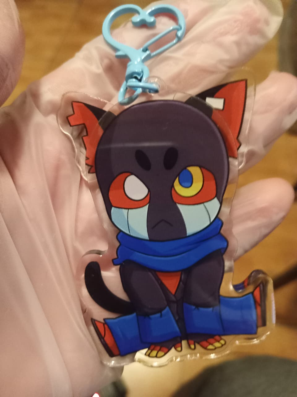 "Ears" UT AU keychains 2 - Error sans (Slightly Defectives)
