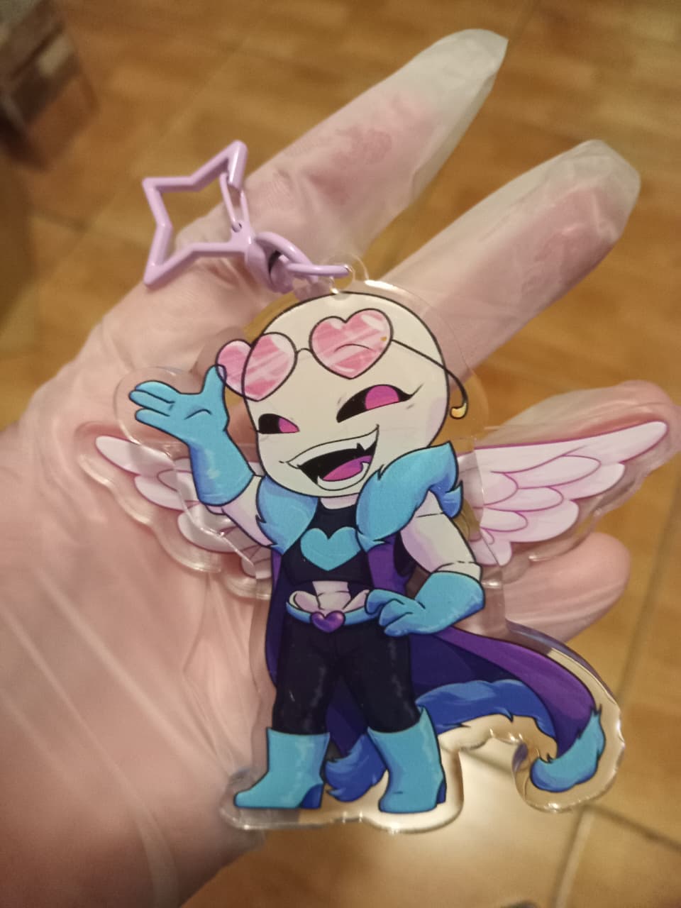 Wing UT AU keychains 3 - Lust sans (Slightly Defectives)