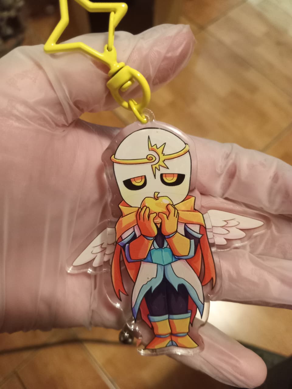 Wing UT AU keychains 2 - Dream sans (Slightly Defectives)
