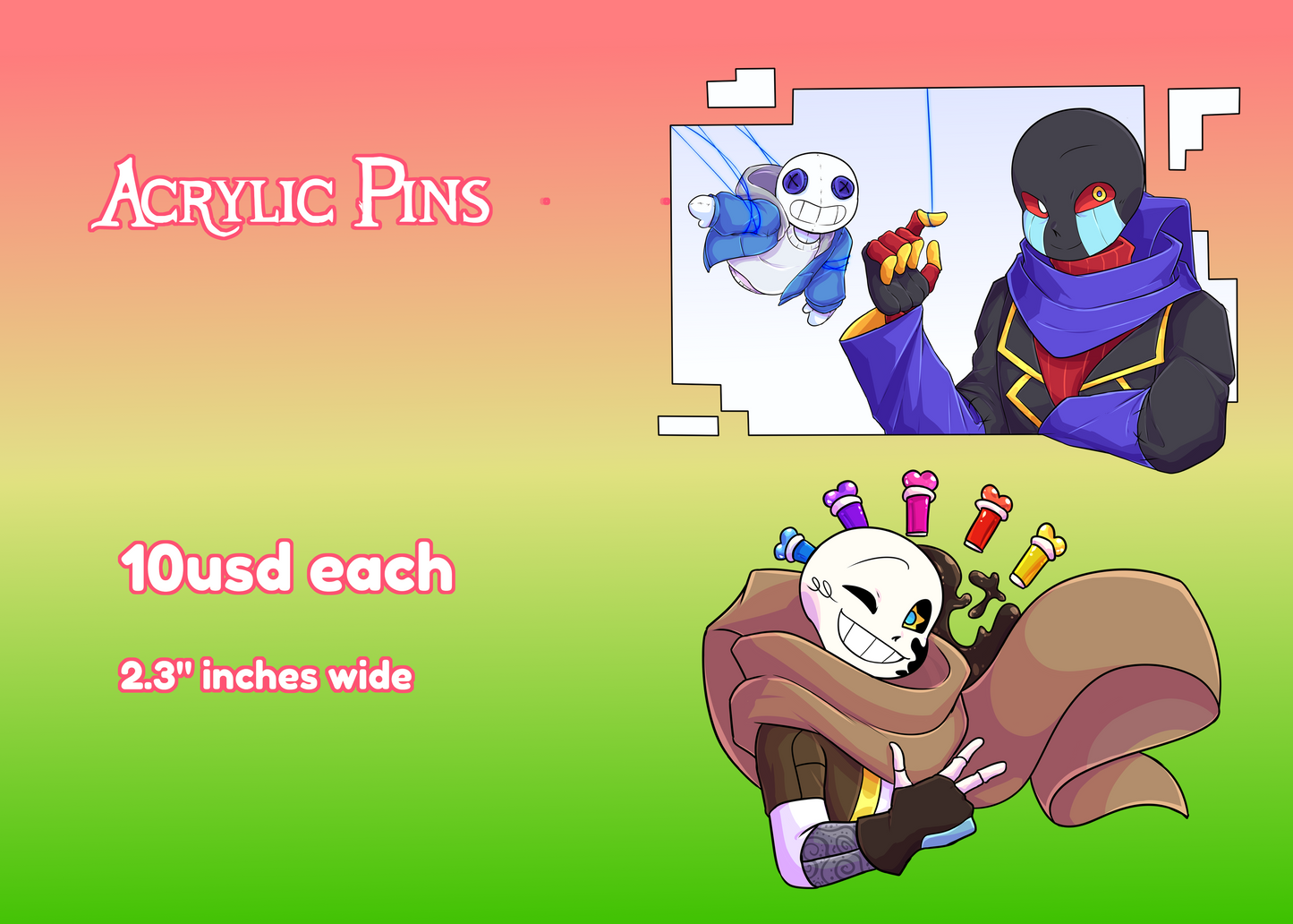 Error / Ink pins