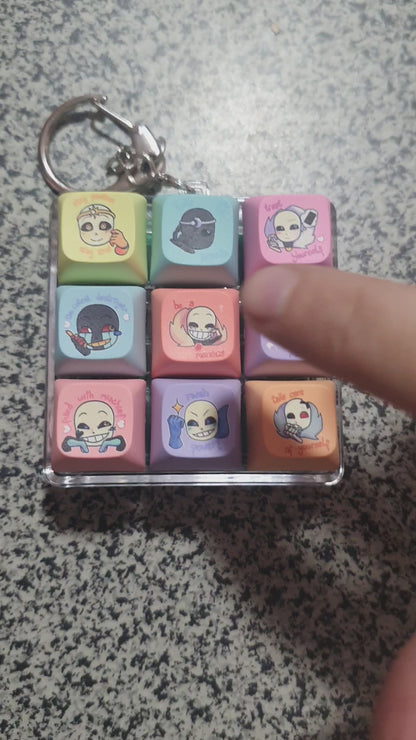 UTAU Sanses Clicker Fidget Keychain