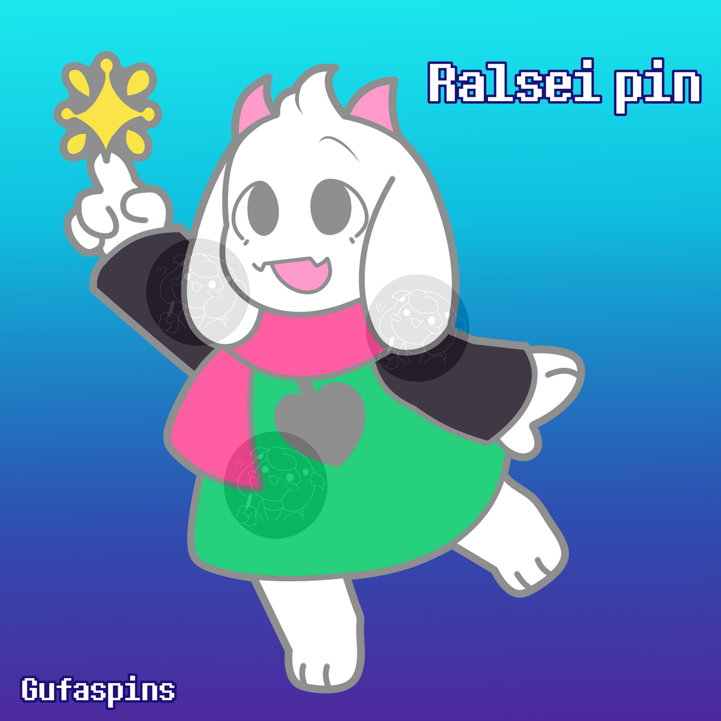 APRIL PREORDERS: Ralsei smol pin