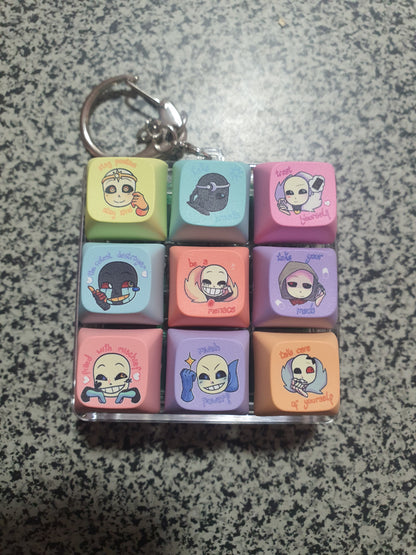 UTAU Sanses Clicker Fidget Keychain