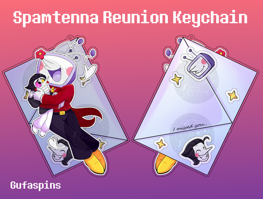 APRIL PREORDERS: Spamtenna Keychain